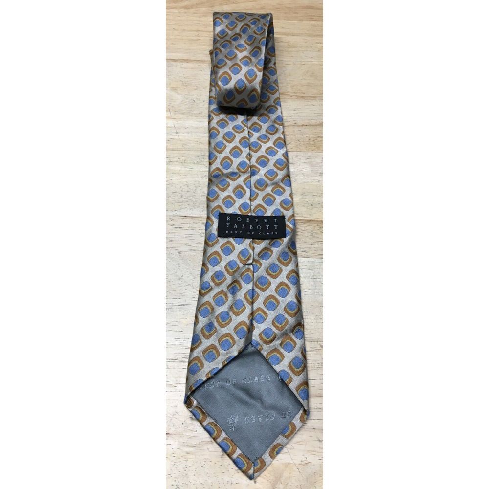 Robert Talbott Mens Neck Tie Geometric Shells‎ Scallop Best Of Class Silk USA